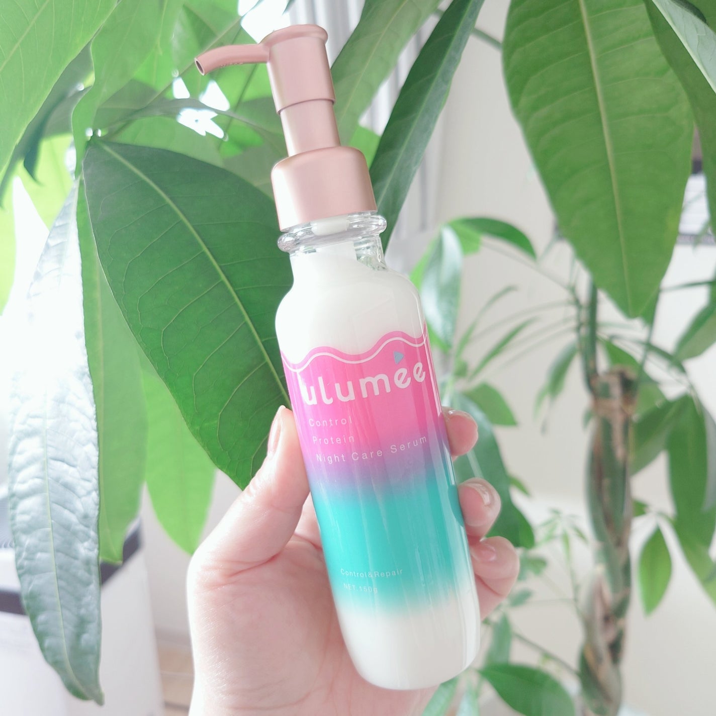 コントロールプロテインナイトケア セラム/ulumee/アウトバストリートメントを使ったクチコミ(2枚目)