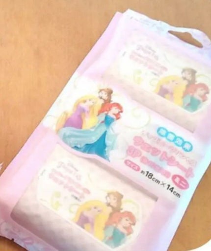 ミニウエットシート/セリア/ティッシュを使ったクチコミ(1枚目)