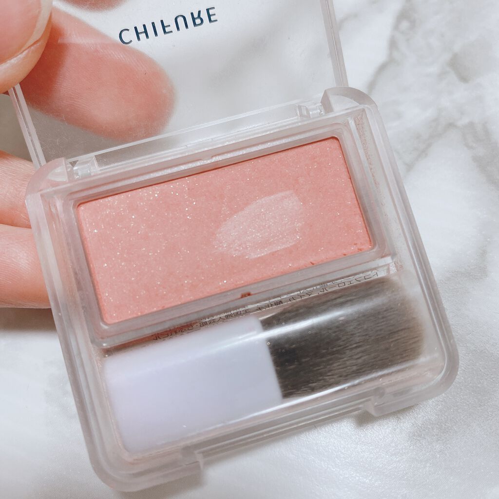 パウダー チーク/ちふれ/パウダーチークを使ったクチコミ(2枚目)