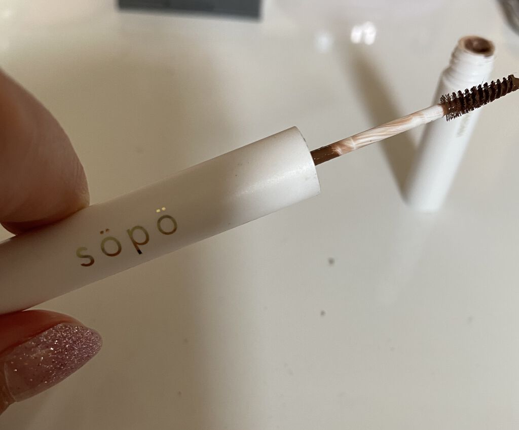 3 in 1 アイブロウ 02 キャメルブラウン/sopo/アイブロウペンシルを使ったクチコミ（1枚目）