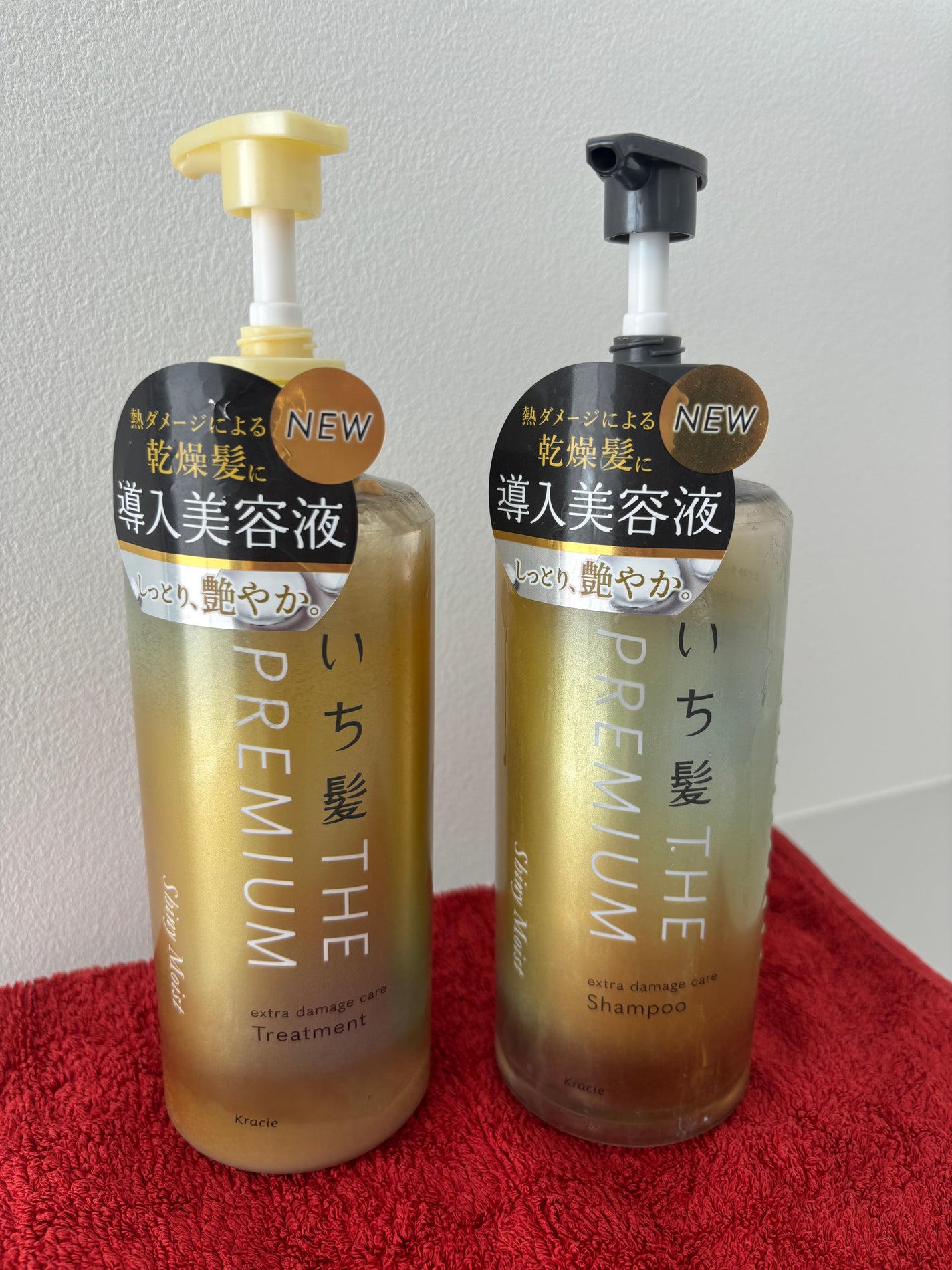 THE PREMIUM エクストラダメージケアシャンプー/トリートメント(シャイニーモイスト)/いち髪/市販シャンプーを使ったクチコミ(1枚目)