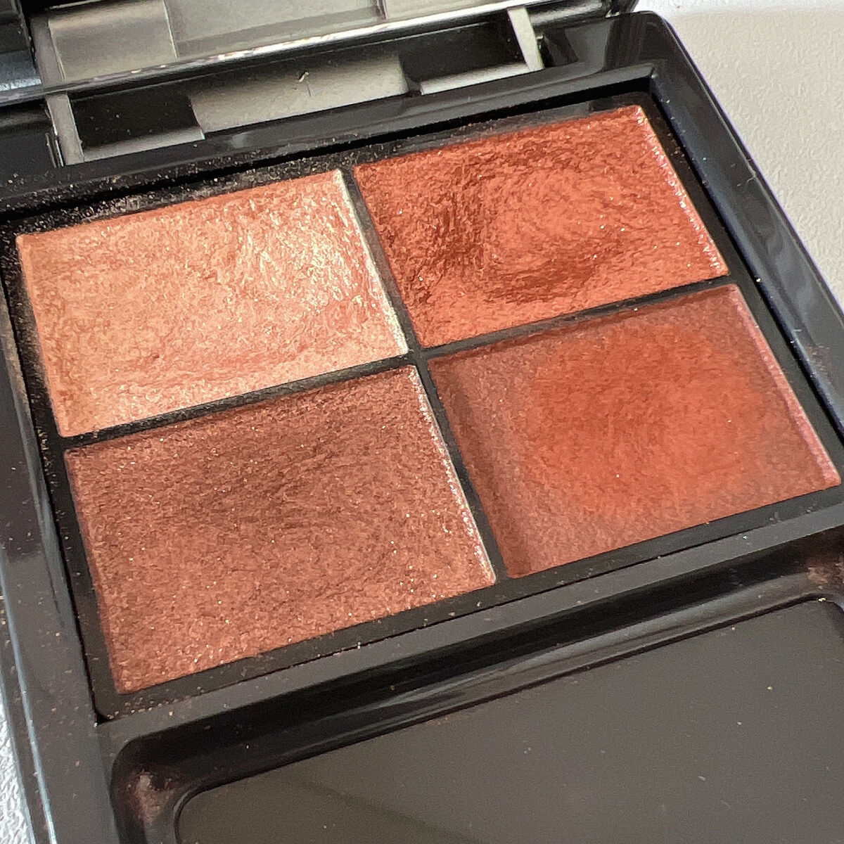 パレットアイシャドウ サンライズブラウン/＆be/アイシャドウパレットを使ったクチコミ（1枚目）