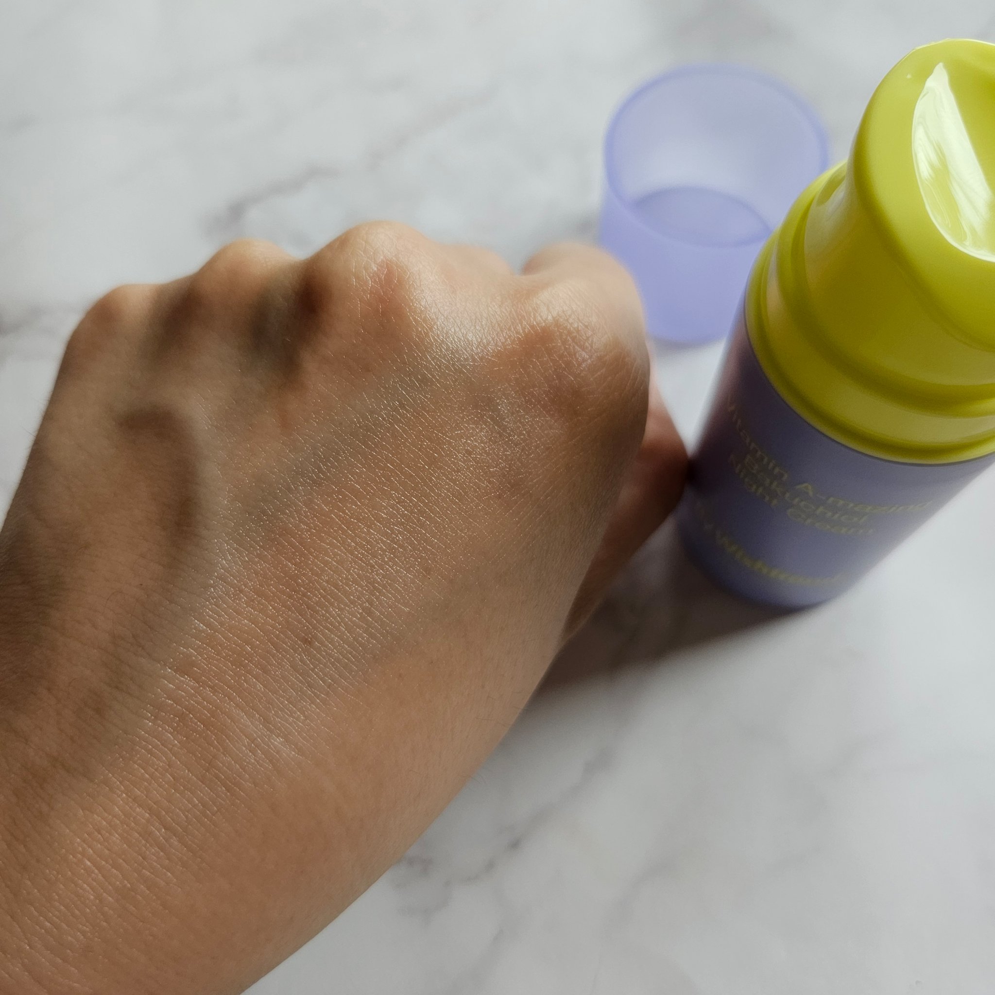 ビタミンA-mazingバクチオールナイトクリーム/By Wishtrend/フェイスクリームを使ったクチコミ（3枚目）