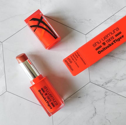 ルージュ アンリミテッド マット/shu uemura/口紅を使ったクチコミ(2枚目)