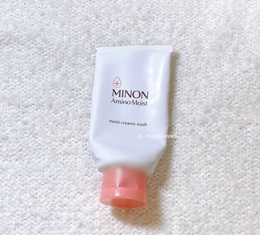 ミノン　アミノモイストモイスト　リピあり❤️
クリーミィウォッシュ

2つ目を使い切りました✨

ふわふわもちもち泡の洗顔料🫧
乾燥肌、敏感肌さんにおすすめ🌿

・洗い上がりがしっとりする
・ニキビが出