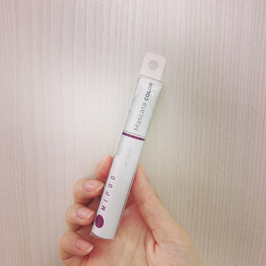 カラーマスカラ/MiPOO/マスカラを使ったクチコミ（1枚目）