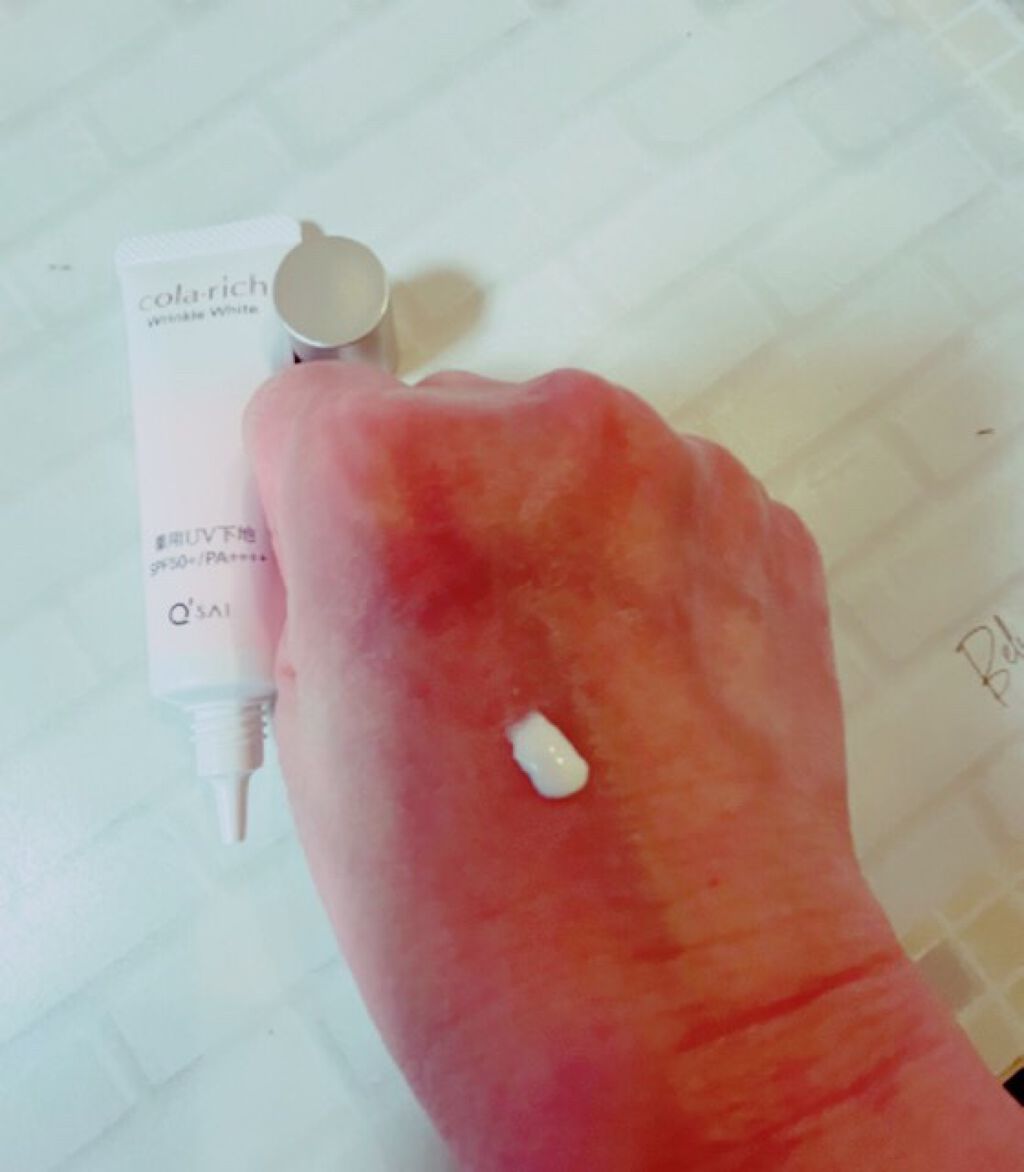 リンクルホワイトトーンアップUVベース/コラリッチ/化粧下地を使ったクチコミ(3枚目)