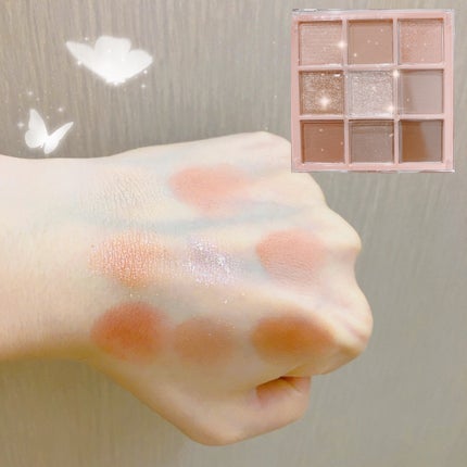 KEYBO FALL IN LOVE SHADOW PALETTE/keybo/アイシャドウパレットを使ったクチコミ(4枚目)