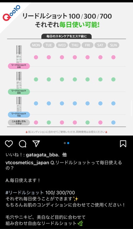 リードルショット300/VT/美容液を使ったクチコミ(6枚目)