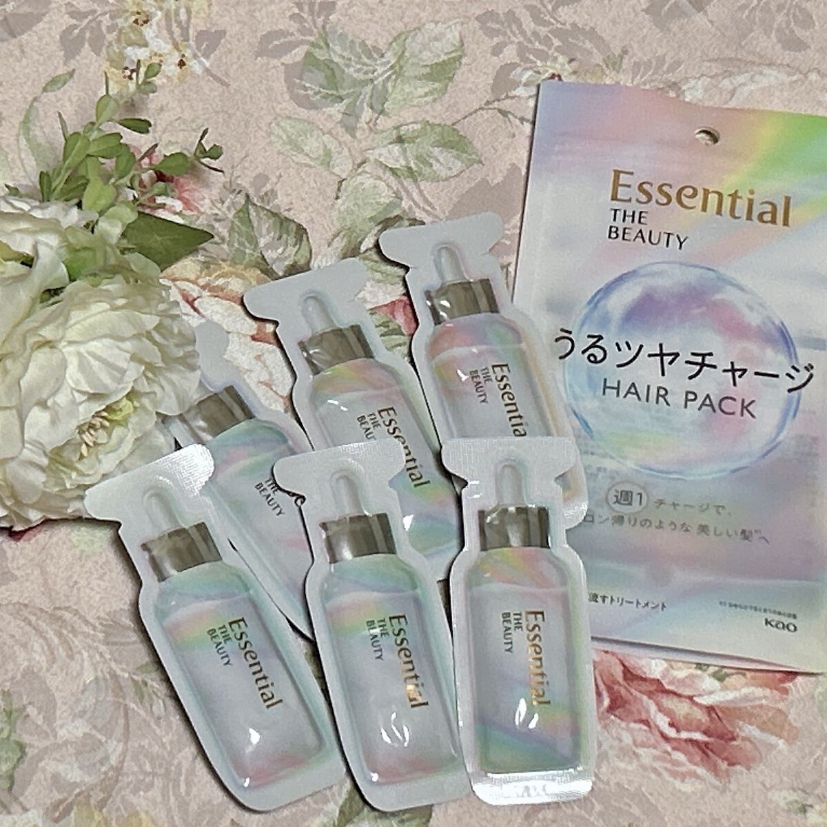 ザビューティ うるツヤチャージヘアパック/エッセンシャル/ヘアマスク・ヘアパックを使ったクチコミ（2枚目）