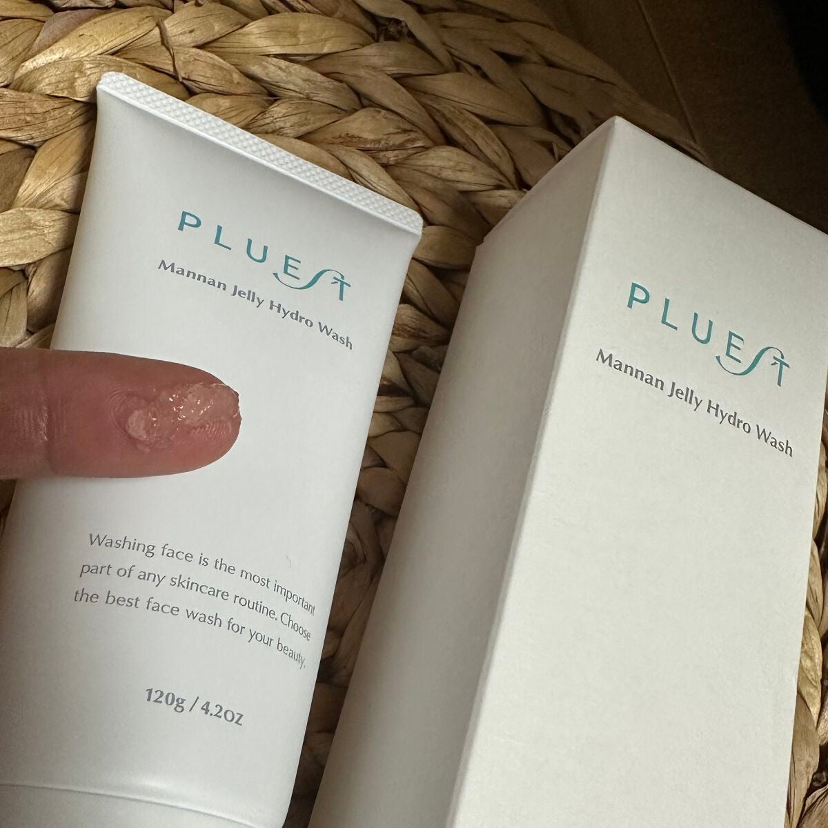マンナンジェリーハイドロウォッシュ/PLUEST/洗顔料を使ったクチコミ(2枚目)