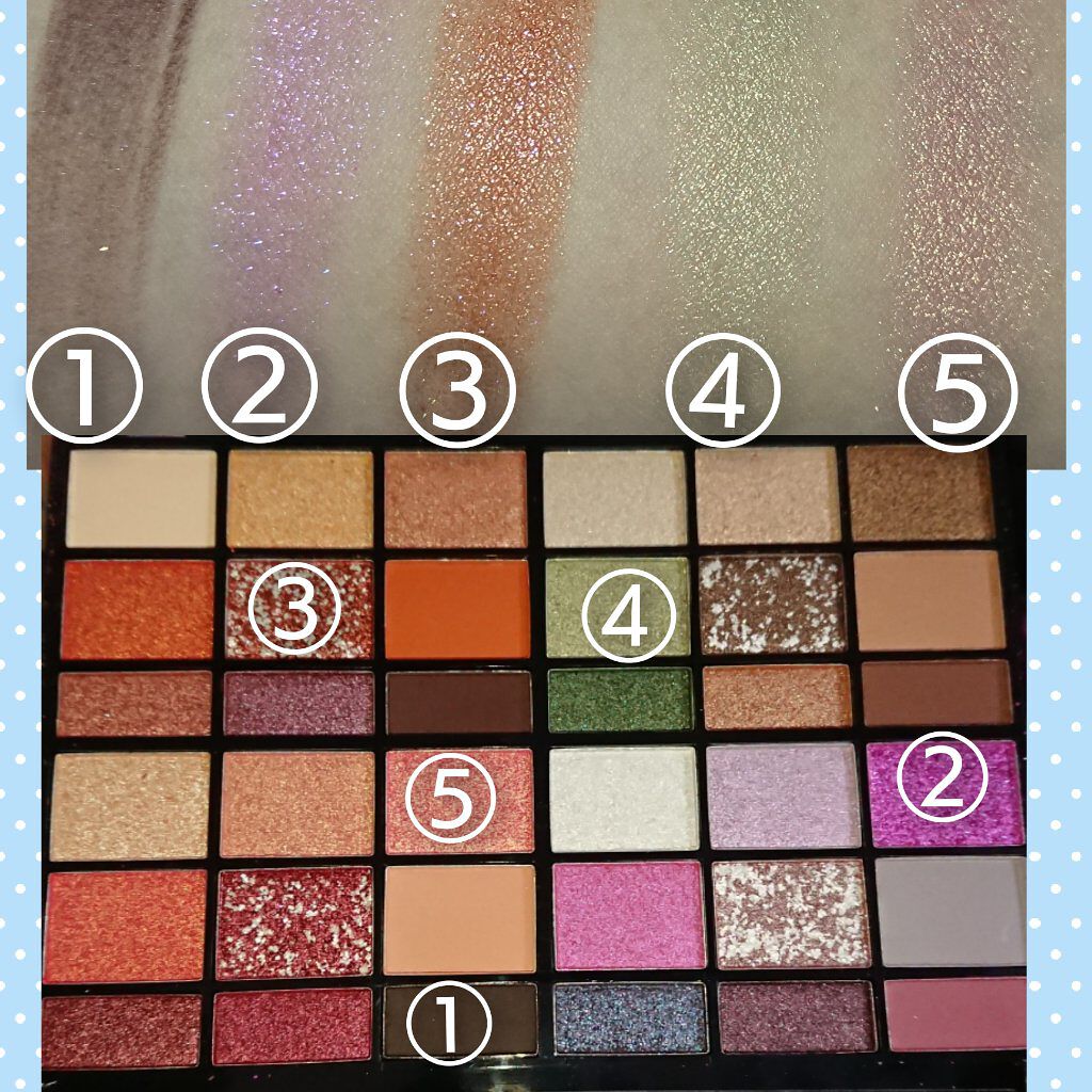 プロコレクション36カラー/Dolly Angel/アイシャドウパレットを使ったクチコミ（3枚目）