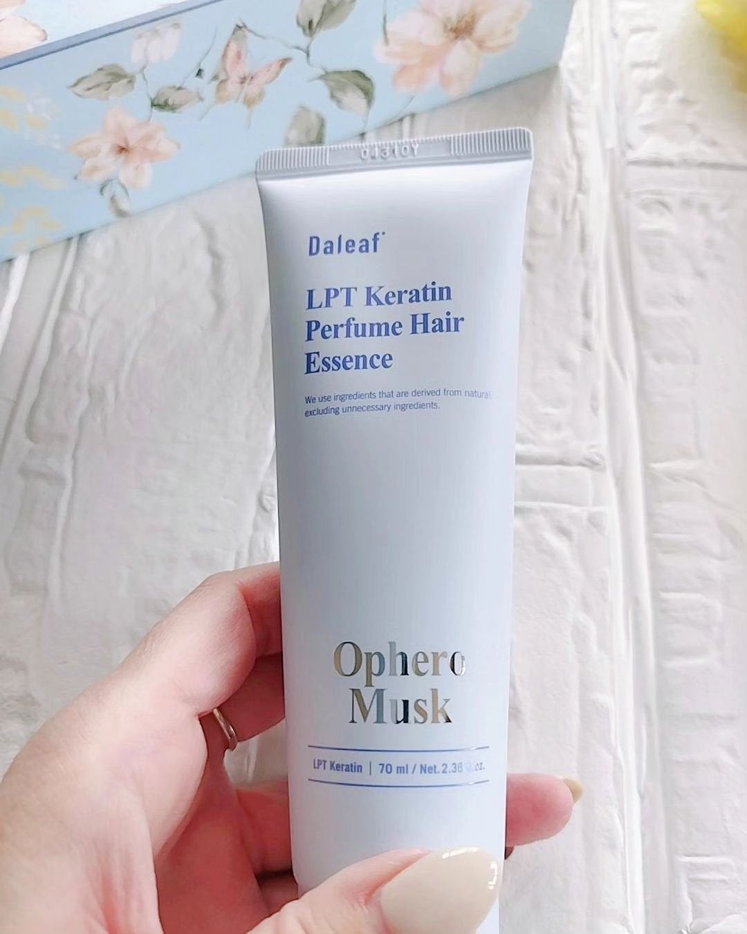 LPT Keratin パフュームヘアエッセンス Blooming Rose/Daleaf/ヘアミルクを使ったクチコミ(4枚目)