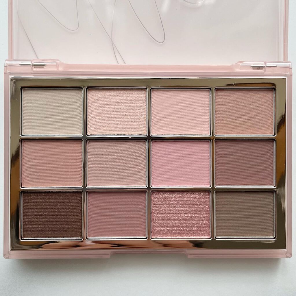 ソフトブラーリングアイパレット/wakemake/アイシャドウパレットを使ったクチコミ(4枚目)