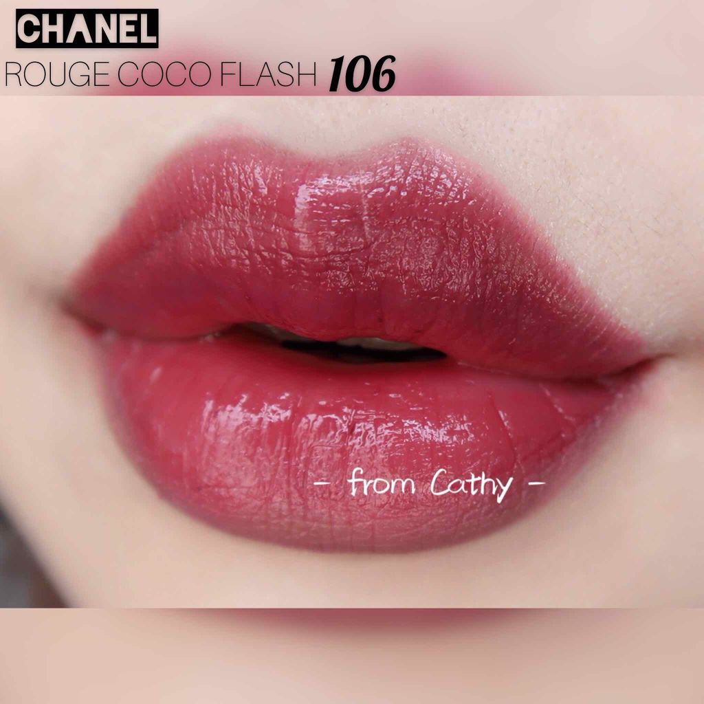 ルージュ ココ フラッシュ/CHANEL/口紅を使ったクチコミ(2枚目)