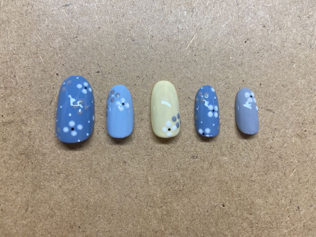 ジェルネイル（ライト対応）/セリア/ジェルネイルを使ったクチコミ（2枚目）