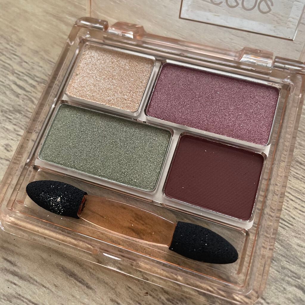 GENE TOKYO リラクシーアイシャドウ/DAISO/アイシャドウパレットを使ったクチコミ(2枚目)