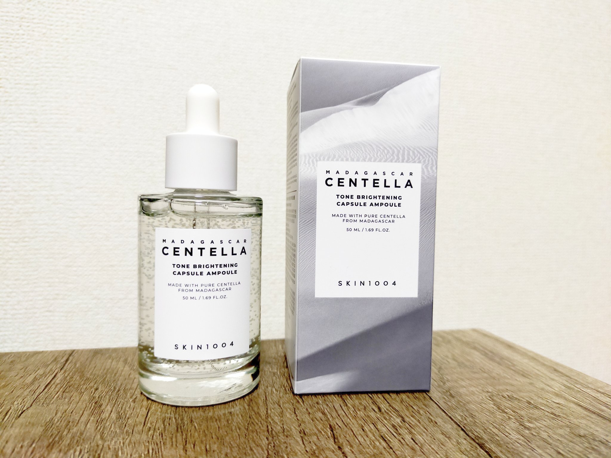 トーンブライトニング カプセルアンプル/SKIN1004/美容液を使ったクチコミ（1枚目）