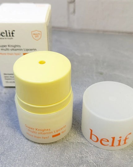 スーパーナイツ マルチ V リップセリン /belif/リップクリームを使ったクチコミ(3枚目)
