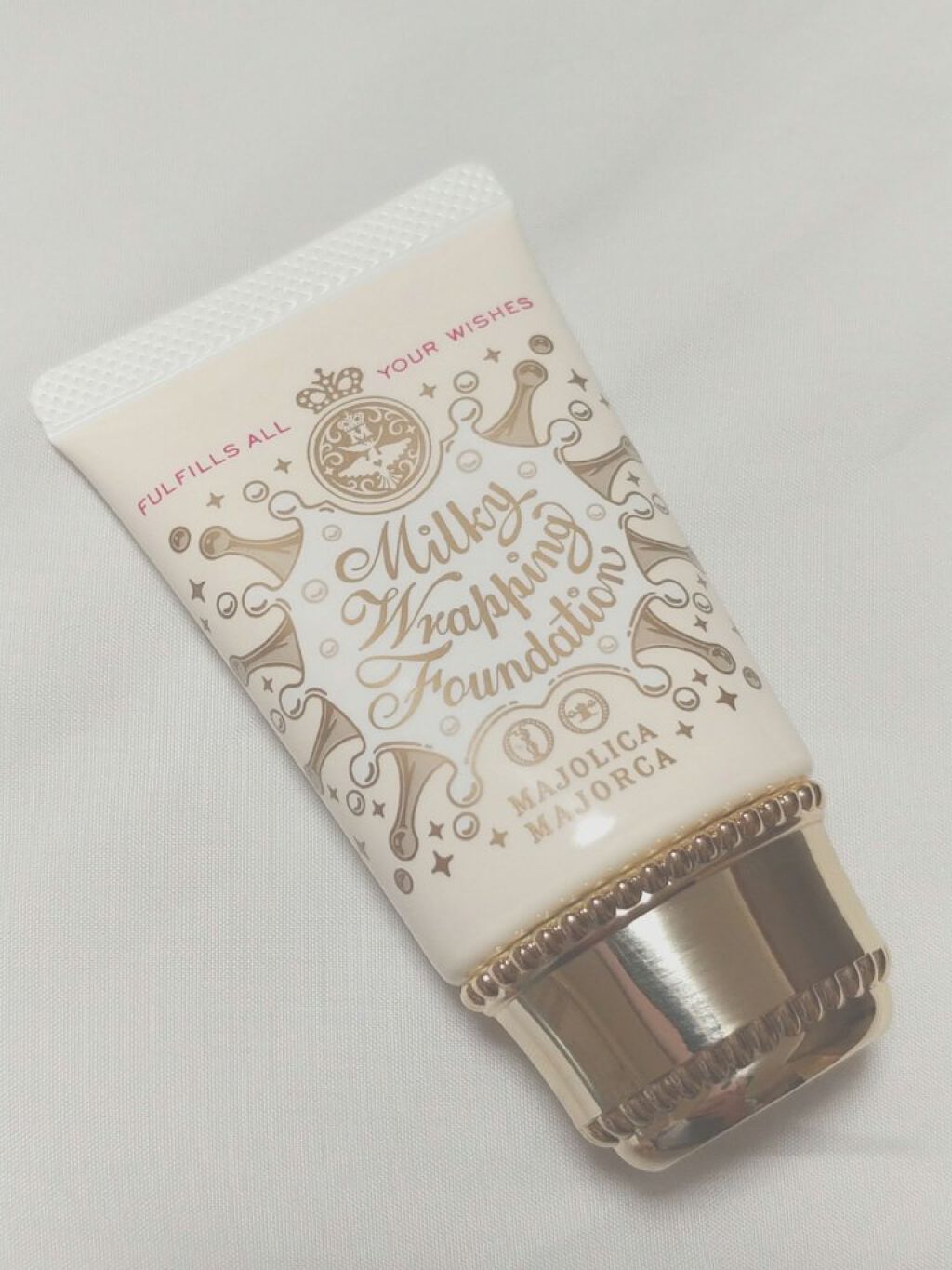 ミルキーラッピングファンデ/MAJOLICA MAJORCA/リキッドファンデーションを使ったクチコミ(2枚目)