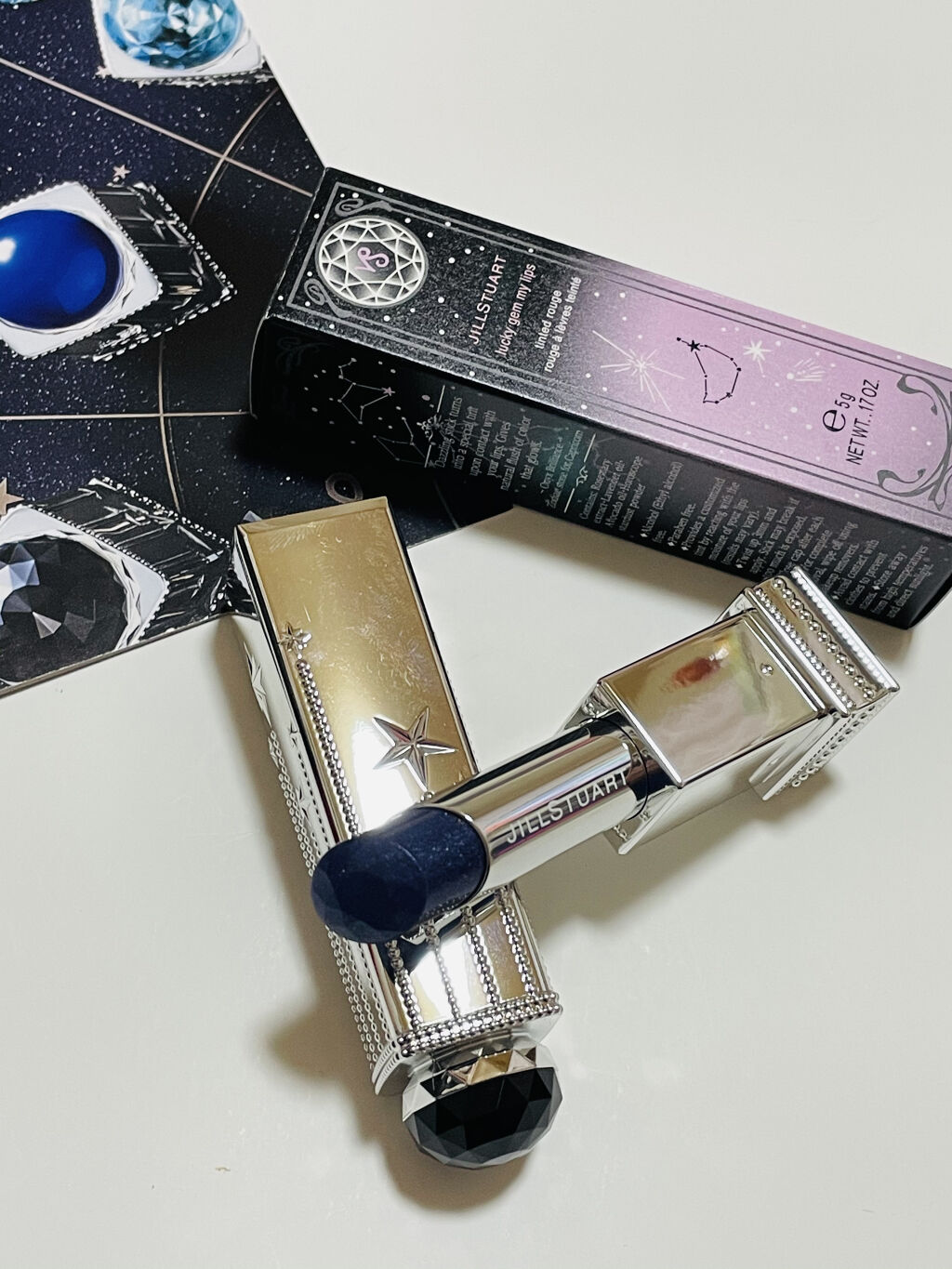 ラッキージェム マイリップス 12 completed Capricorn＜山羊座＞/JILL STUART/口紅を使ったクチコミ（3枚目）