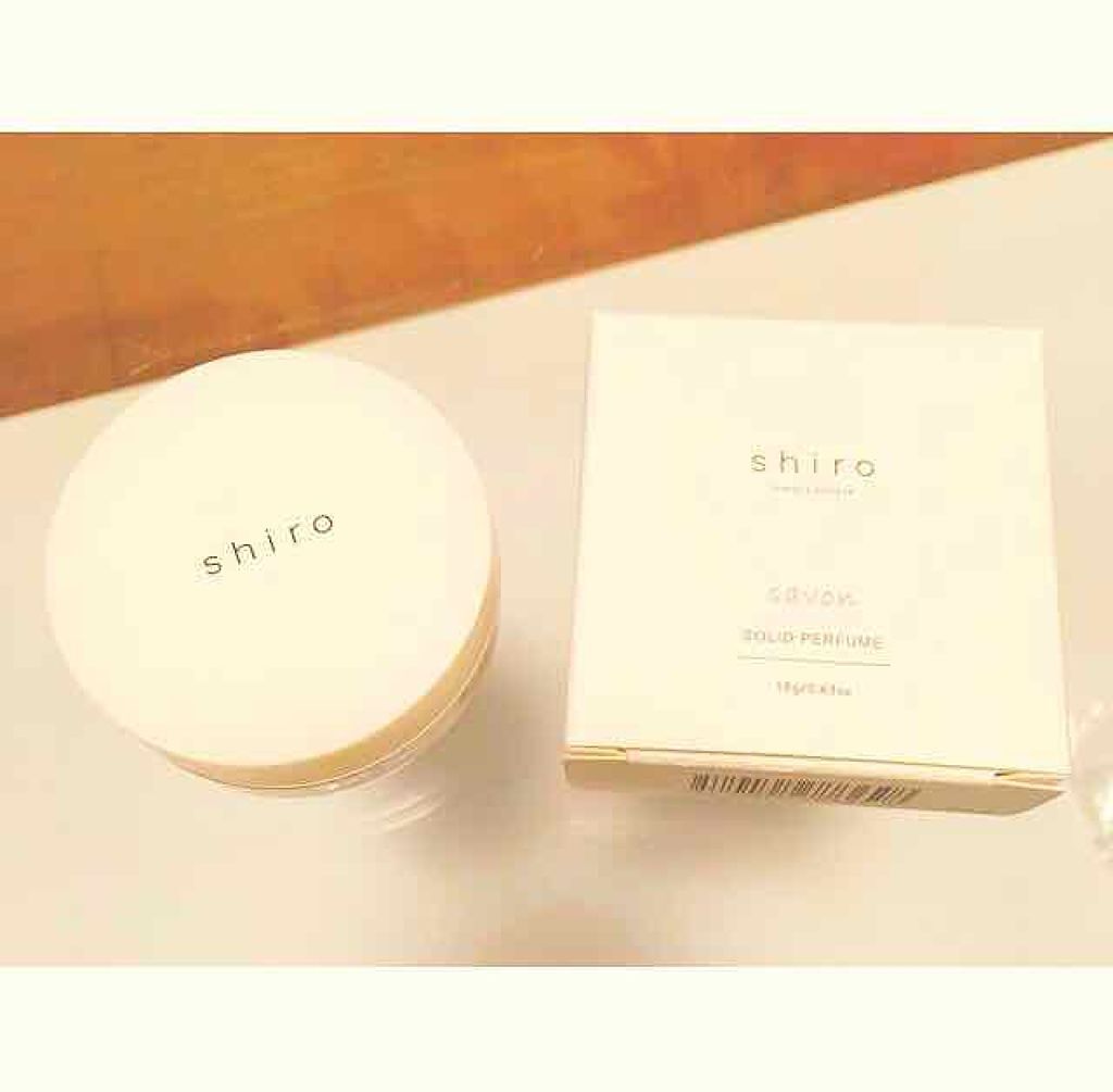 サボン 練り香水/SHIRO/練り香水を使ったクチコミ(1枚目)