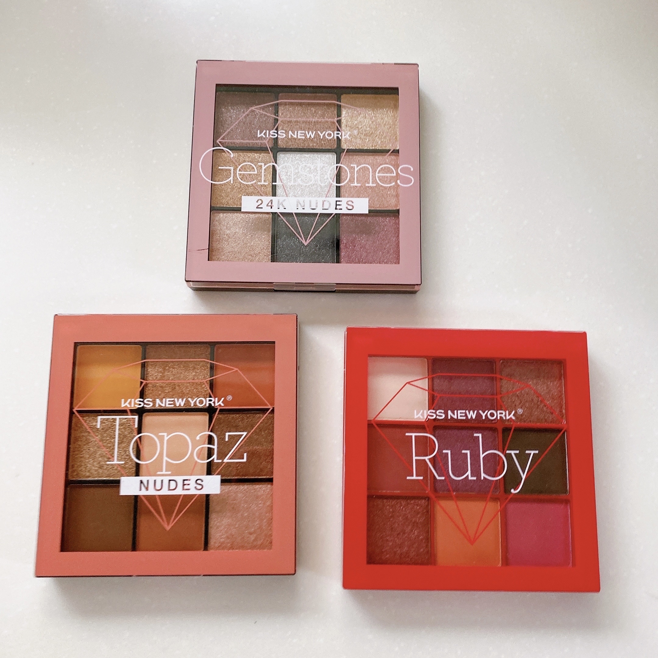 ジュエリーパレット ジェムストーン/KISS NEW YORK/アイシャドウパレットを使ったクチコミ（1枚目）