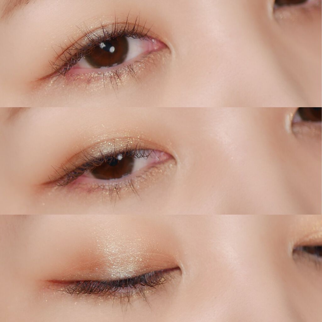 ラメシャワーシャドウ/funme+ME/ジェル・クリームアイシャドウを使ったクチコミ(4枚目)