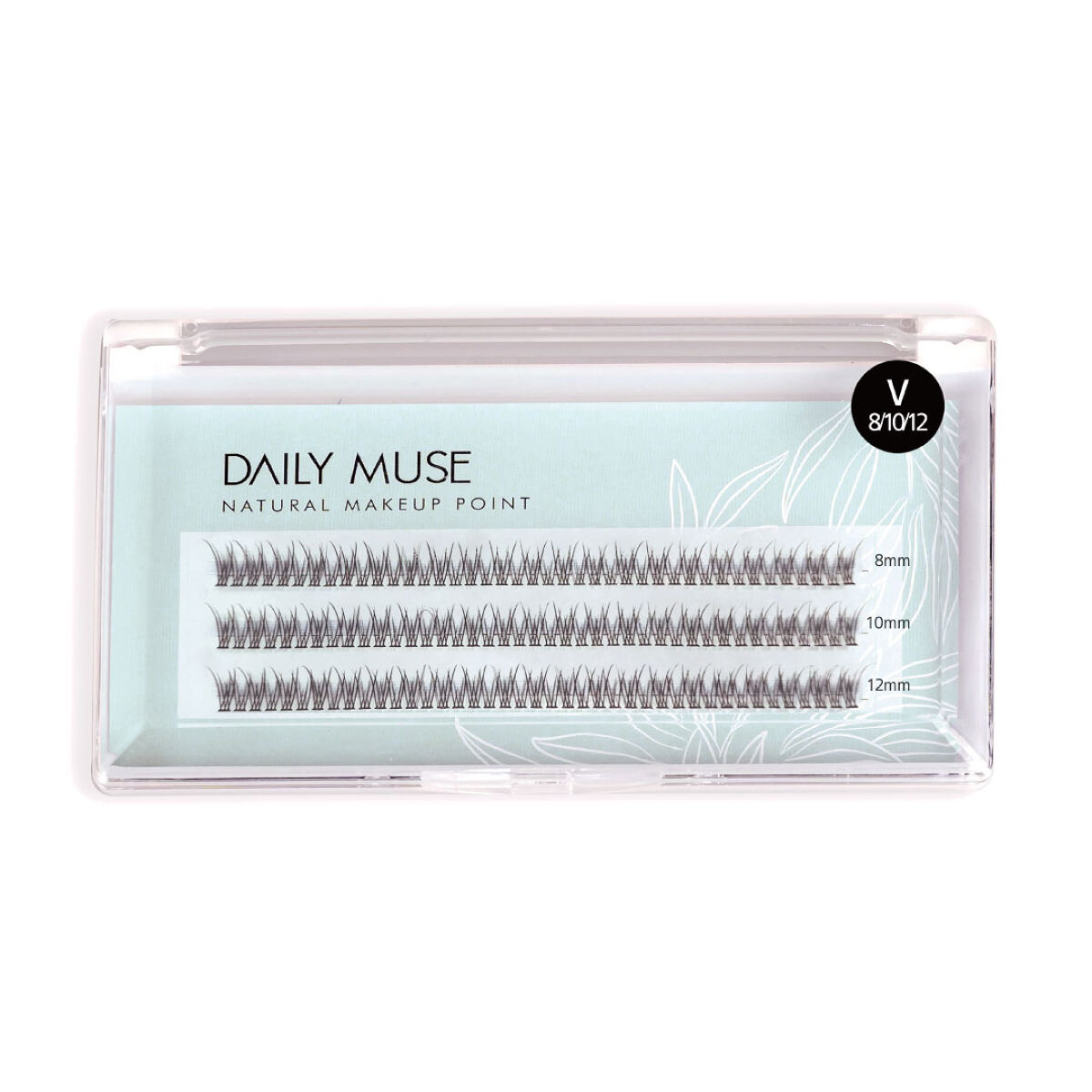 部分用つけまつげ Vタイプ 8-10-12mm
