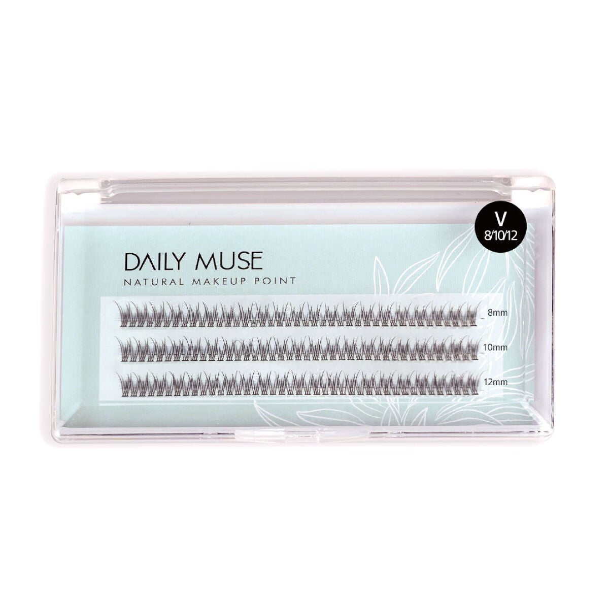 部分用つけまつげ Vタイプ 8-10-12mm