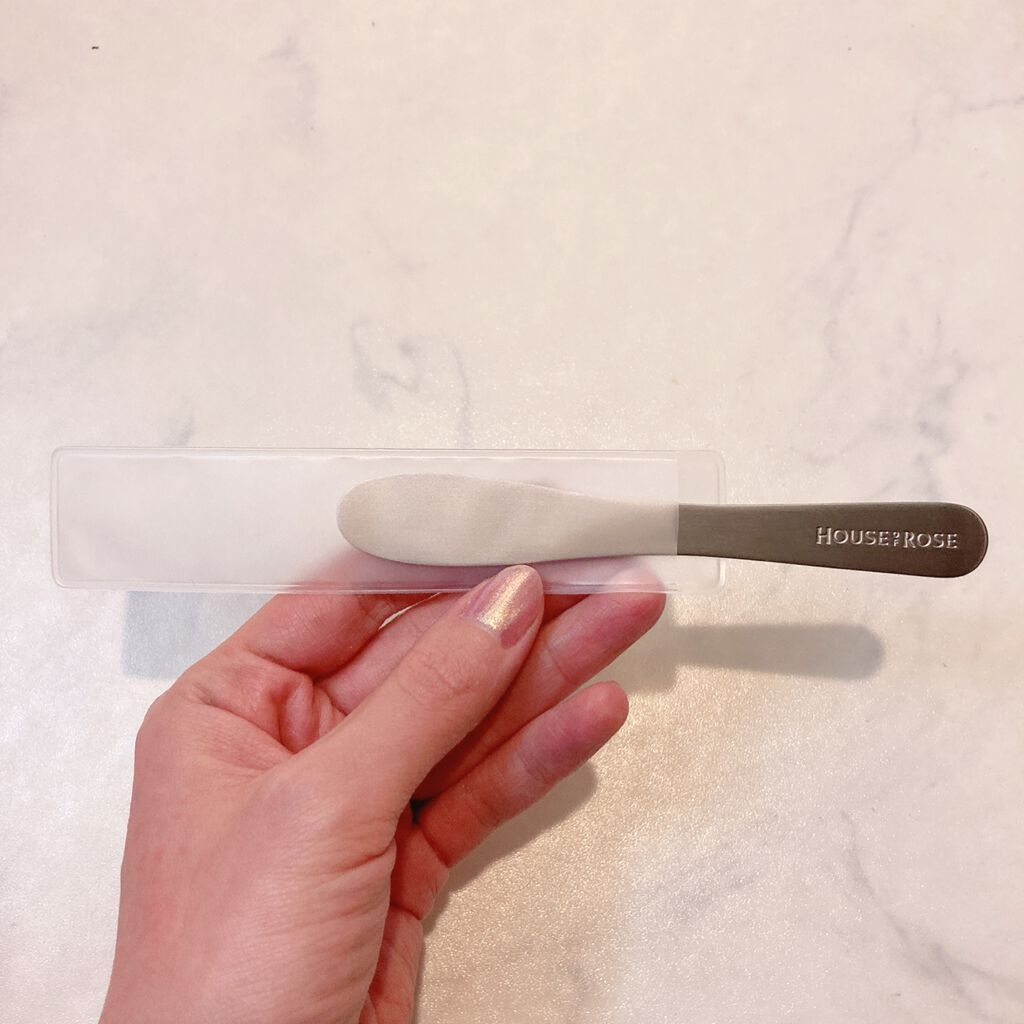 ステンレススパチュラ/ハウス オブ ローゼ/その他スキンケアグッズを使ったクチコミ（2枚目）