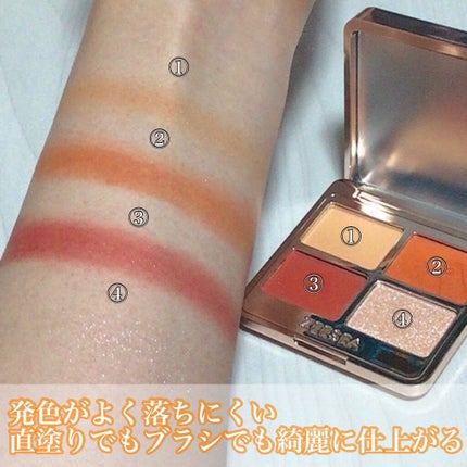 アニマルアイシャドウ(4シェード)/ZEESEA/アイシャドウパレットを使ったクチコミ(3枚目)