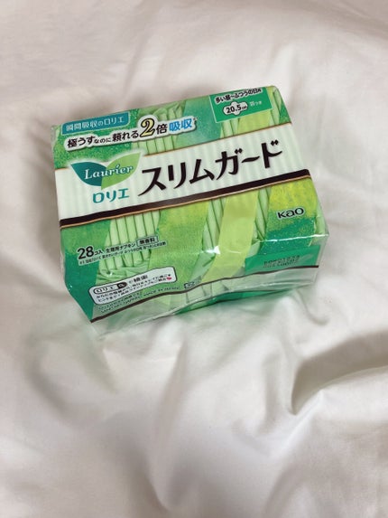スリムガード(多い昼~ふつうの日用羽つき 28コ入)/ロリエ/ナプキンを使ったクチコミ(1枚目)