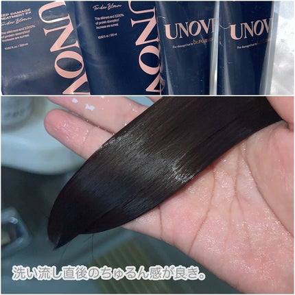 ディープダメージトリートメントEX/UNOVE/洗い流すヘアトリートメントを使ったクチコミ(4枚目)