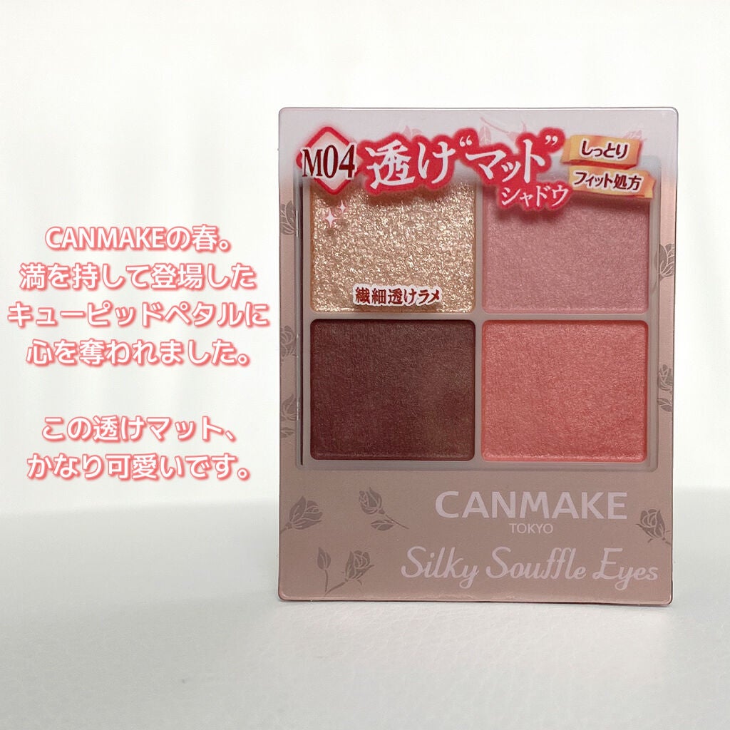 シルキースフレアイズ(マットタイプ)/キャンメイク/アイシャドウパレットを使ったクチコミ(2枚目)