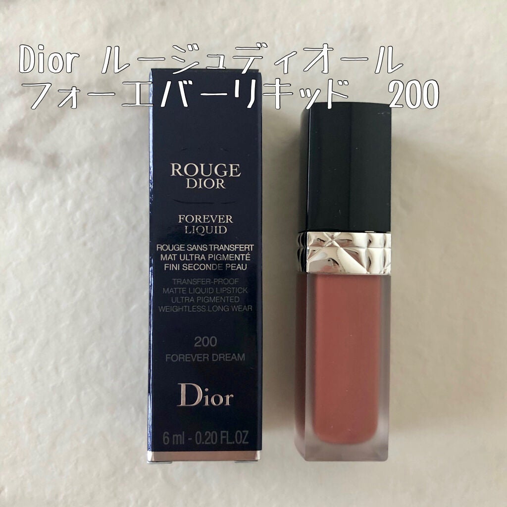 ルージュ ディオール フォーエヴァー リキッド/Dior/口紅を使ったクチコミ(1枚目)