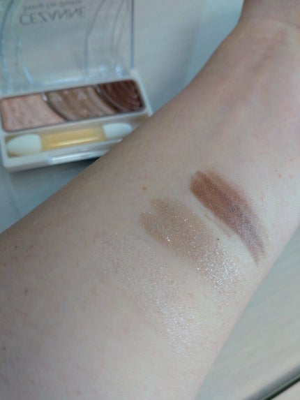 トーンアップアイシャドウ/CEZANNE/アイシャドウパレットを使ったクチコミ(6枚目)