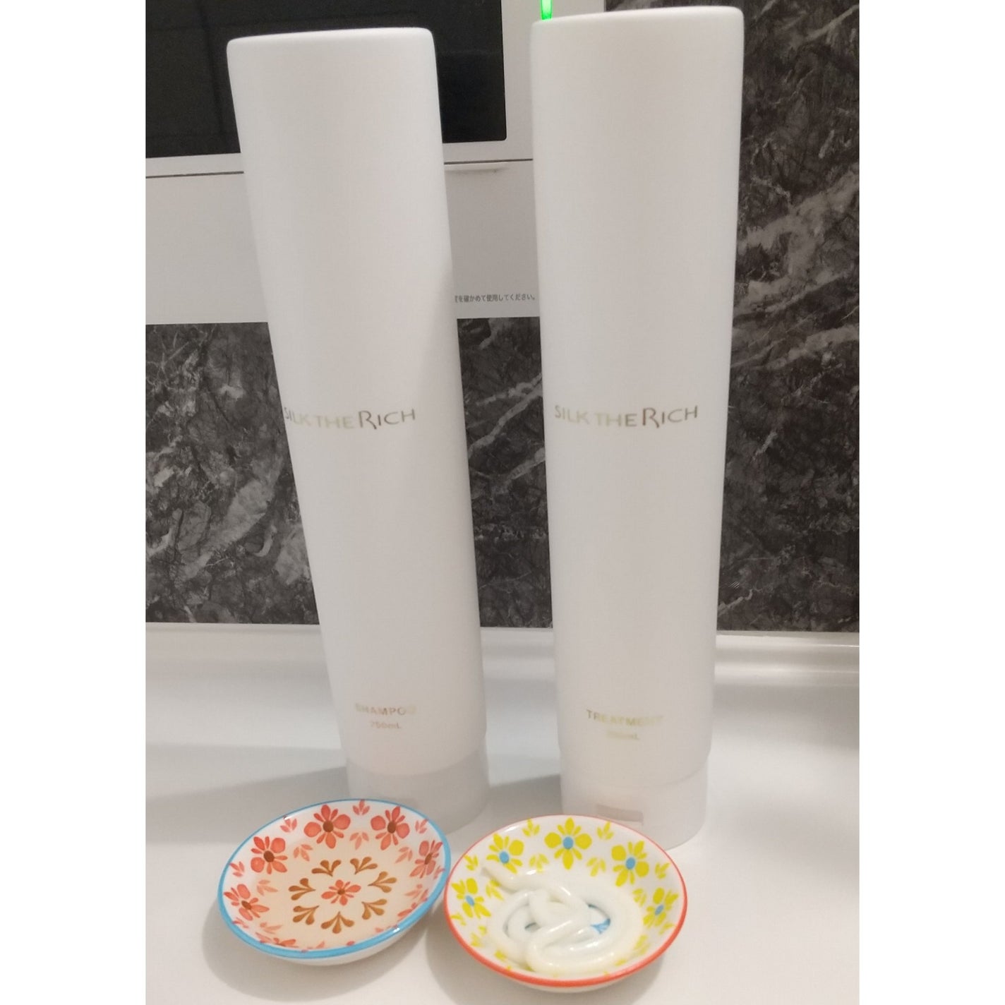 SILK THE RICH モイスト&リペア シャンプー・トリートメント/SILK THE RICH/市販シャンプーを使ったクチコミ(1枚目)