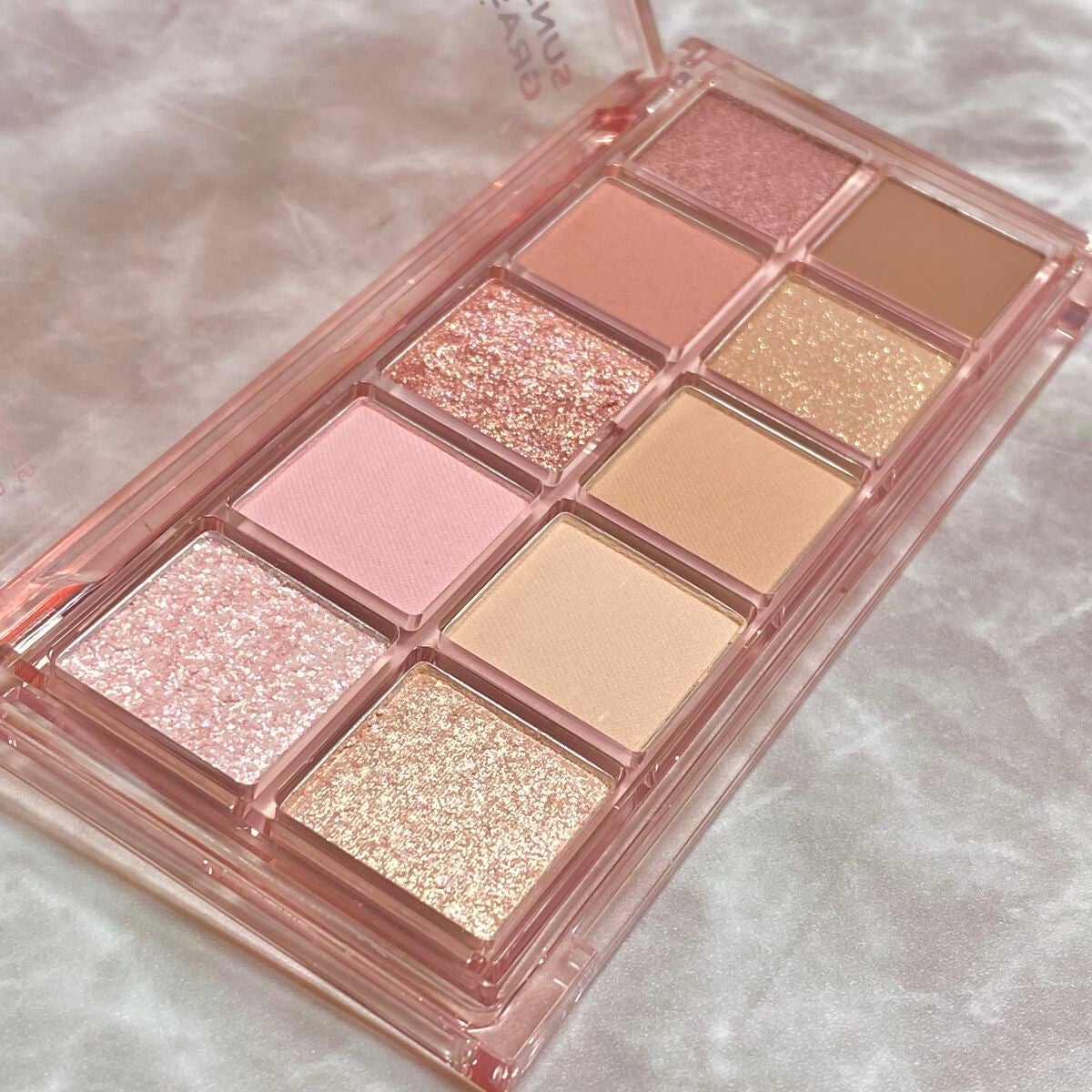 シーズナルブレンディングアイシャドウパレット/Peach C/アイシャドウパレットを使ったクチコミ(3枚目)