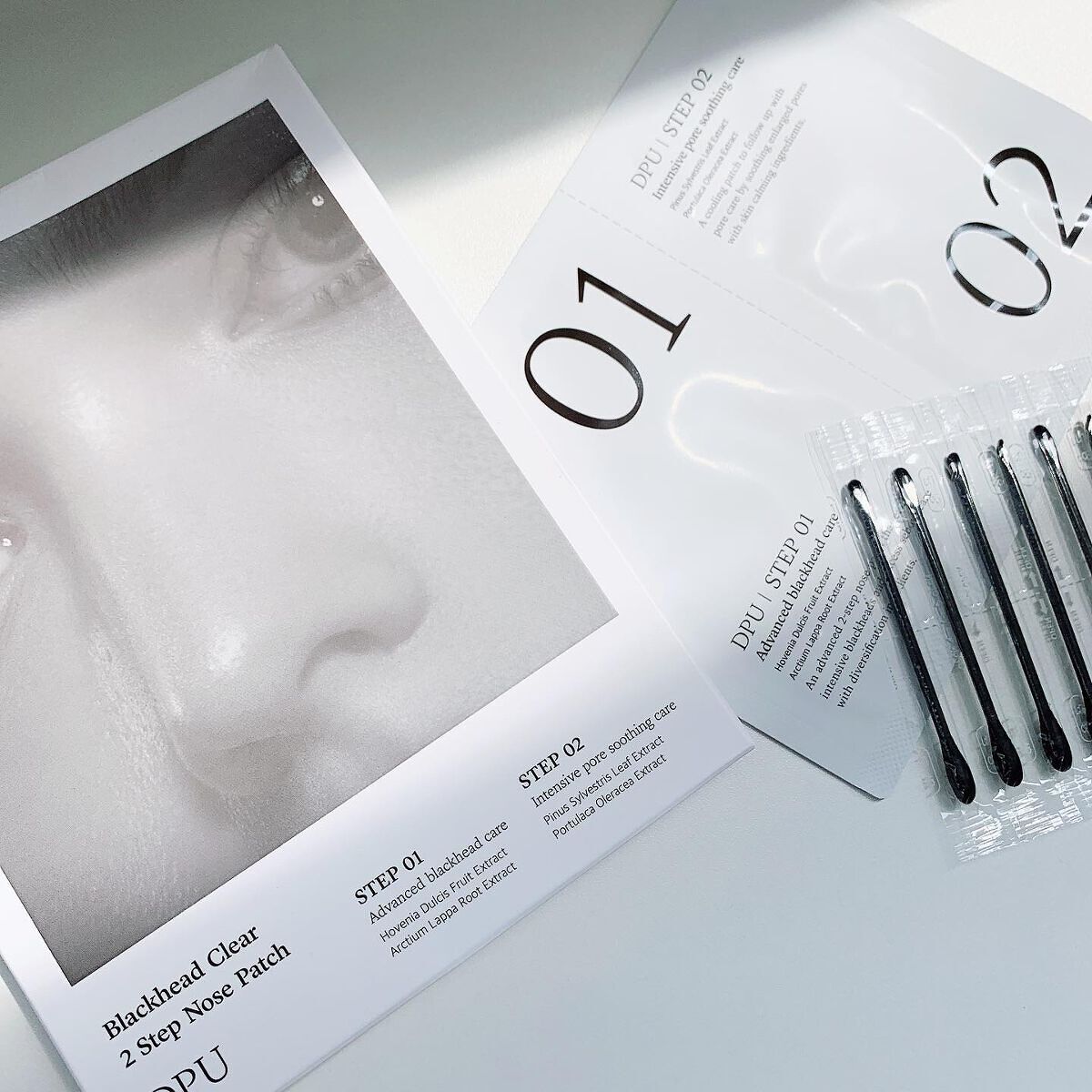ブラックヘッドクリア2ステップノーズパッチ/DPU/シートマスク・パックを使ったクチコミ(8枚目)