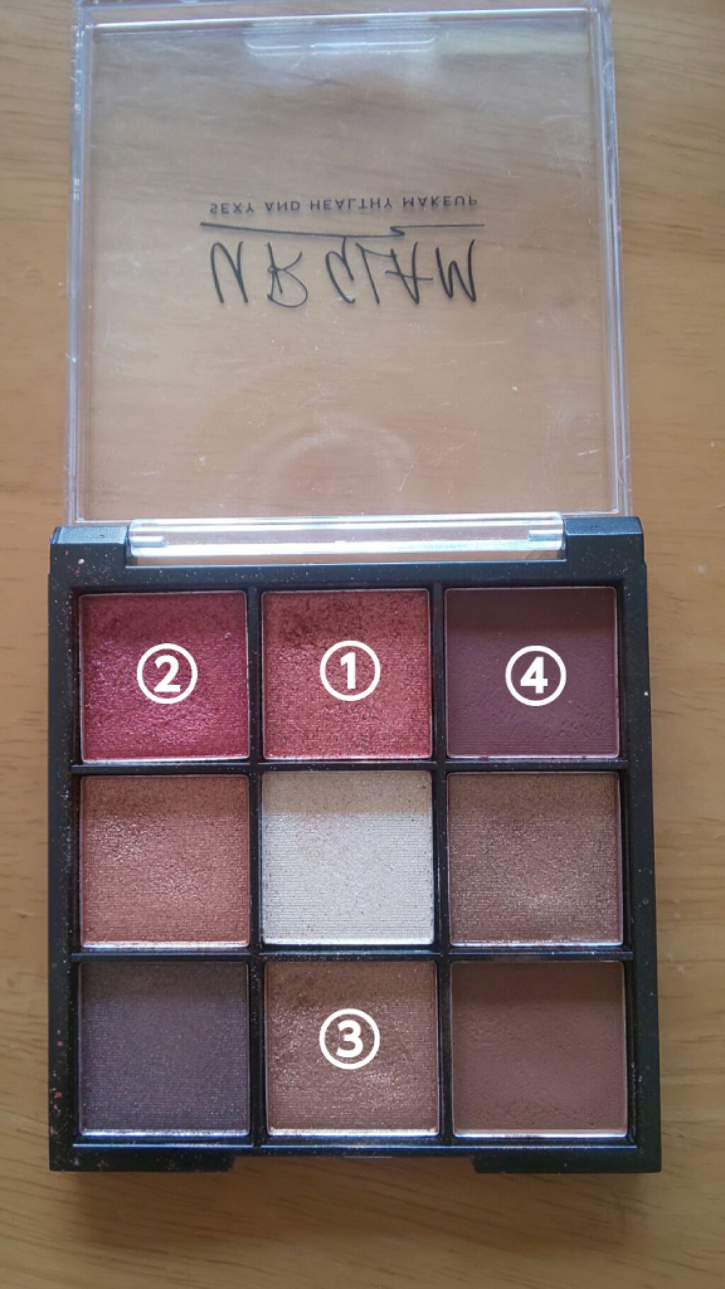 UR GLAM BLOOMING EYE COLOR PALETTE/U R GLAM/アイシャドウパレットを使ったクチコミ(2枚目)