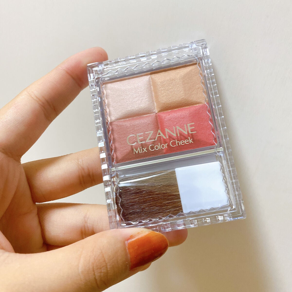 ミックスカラーチーク/CEZANNE/パウダーチークを使ったクチコミ(1枚目)