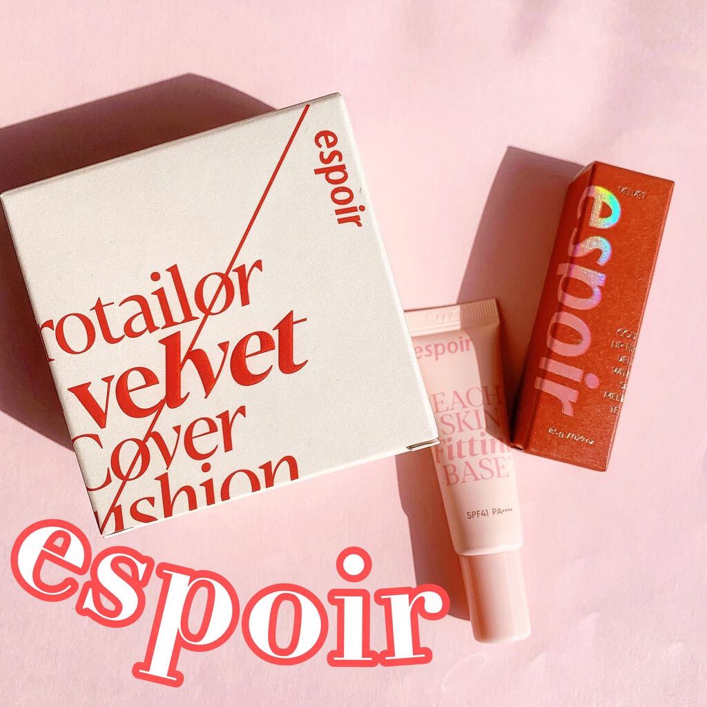 ピーチスキンフィッティングベース/espoir/化粧下地を使ったクチコミ(1枚目)