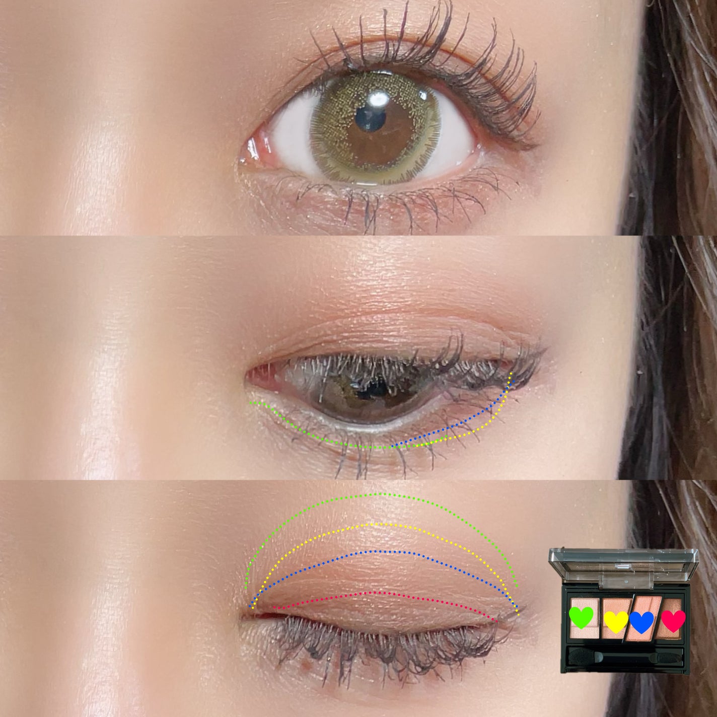 デザイニングブラウンアイズ/KATE/アイシャドウパレットを使ったクチコミ(4枚目)