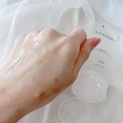 ラゴム ジェルトゥウォーター クレンザー(朝用洗顔)/LAGOM /その他洗顔料を使ったクチコミ(4枚目)