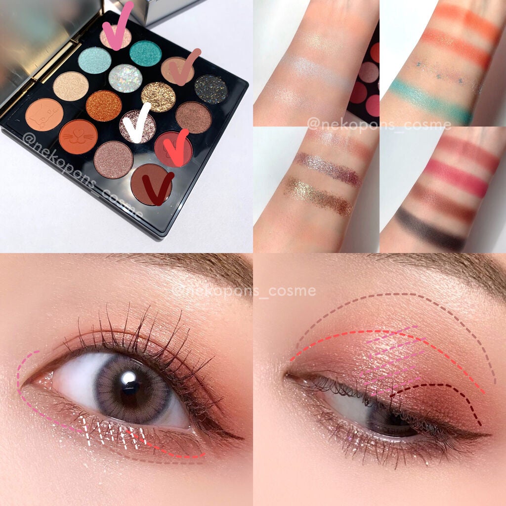 イメージ「マヤ」 アイシャドウパレット/ZEESEA/アイシャドウパレットを使ったクチコミ(3枚目)