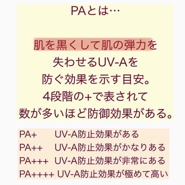 たみやん🌙投稿ある方フォロバ　 on LIPS 「前回SPFのお話をしたので今回はPAについて通勤で気づいたら黒..」（2枚目）