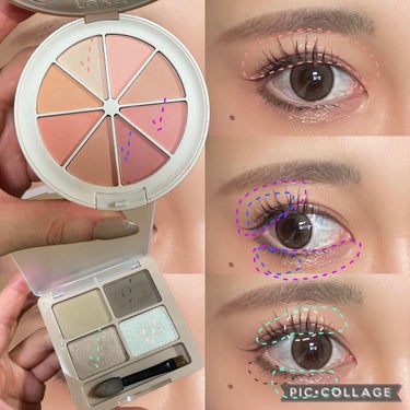New Level Eyeshadow Palette/Laka/アイシャドウパレットを使ったクチコミ（3枚目）
