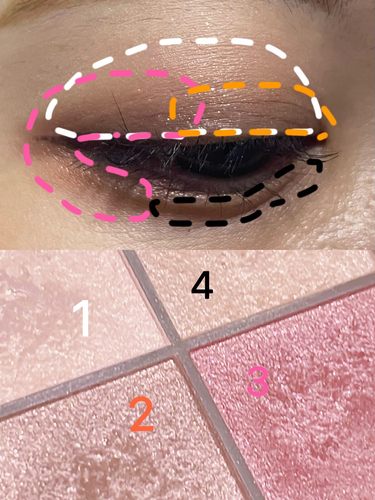 ベージュトーンアイシャドウ/CEZANNE/アイシャドウパレットを使ったクチコミ(2枚目)