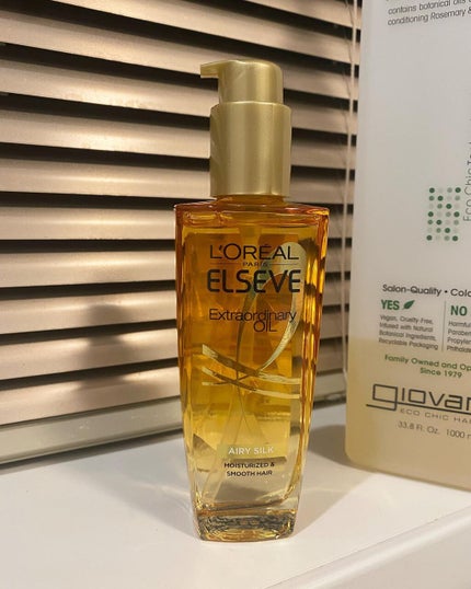 ロレアル パリ エクストラオーディナリー オイル エアリー シルク/ロレアル パリ/ヘアオイルを使ったクチコミ(1枚目)